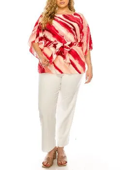 2PC PANT SETFUCHSIA / WHITE  MAYA BROOKE