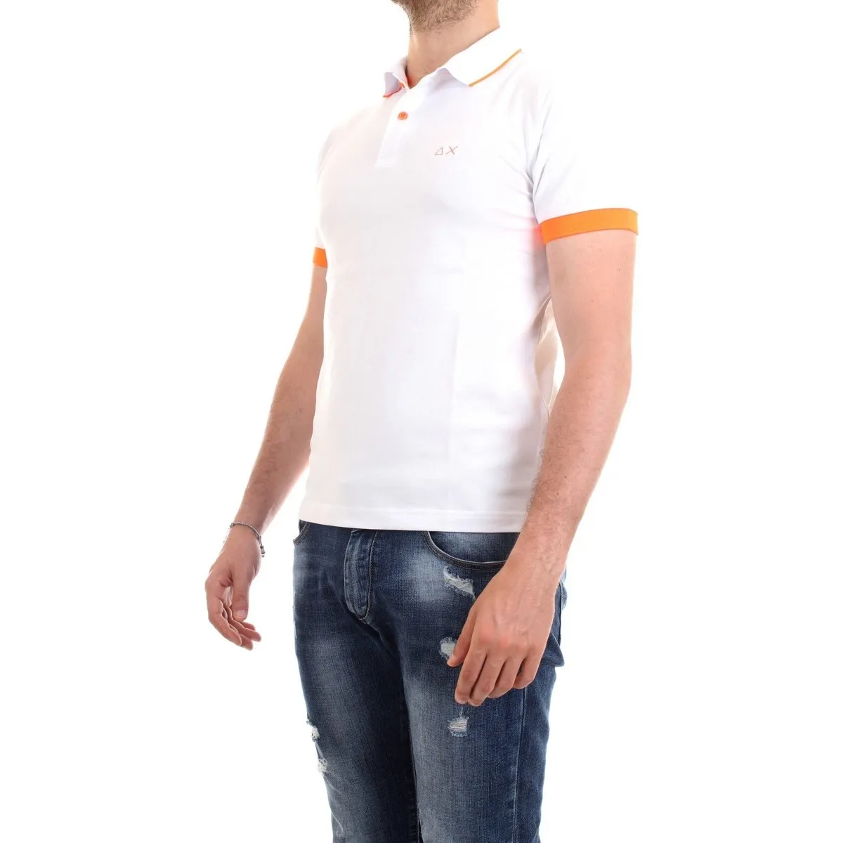 A30114 polo hombre Blanco