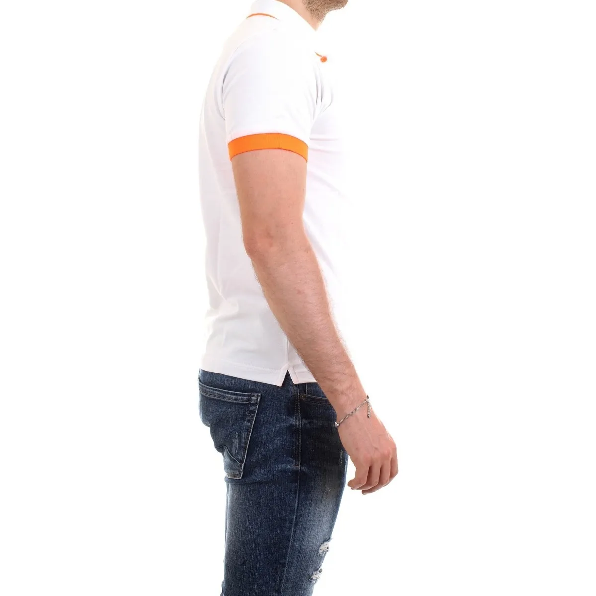 A30114 polo hombre Blanco