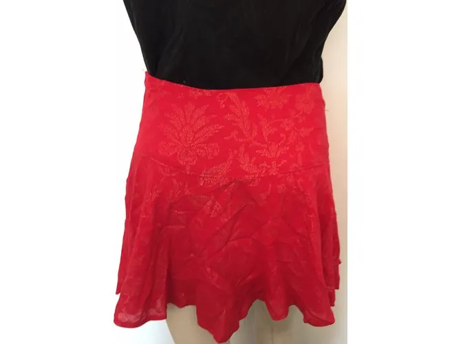 Abercrombie & Fitch Falda Roja 