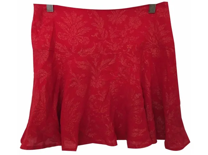 Abercrombie & Fitch Falda Roja 