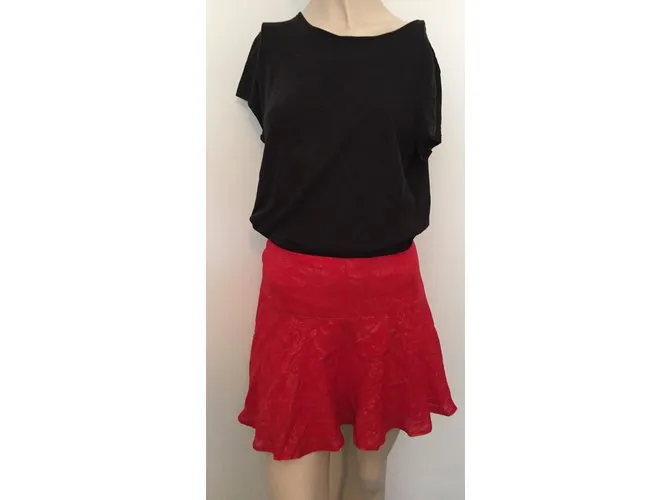 Abercrombie & Fitch Falda Roja 