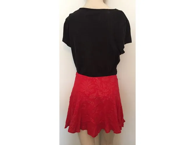 Abercrombie & Fitch Falda Roja 