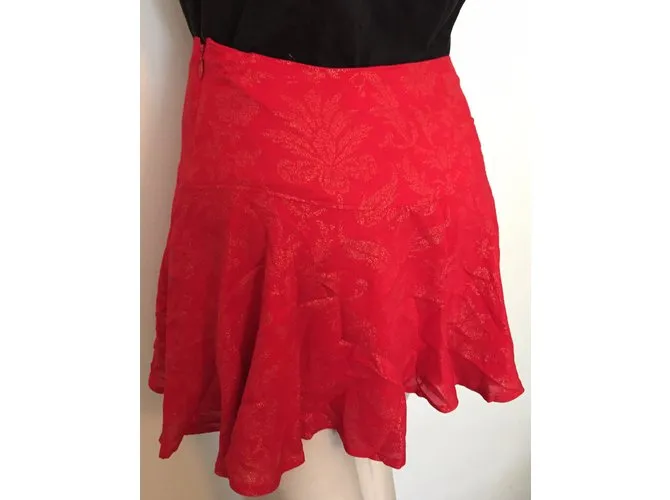 Abercrombie & Fitch Falda Roja 