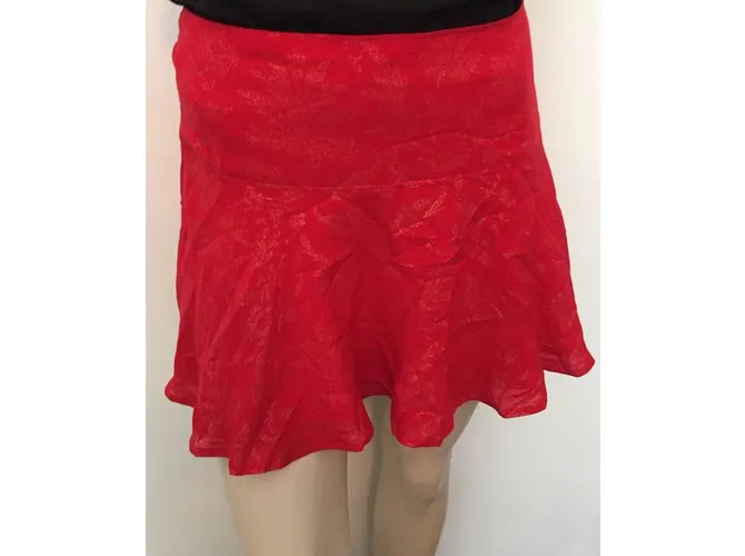 Abercrombie & Fitch Falda Roja 