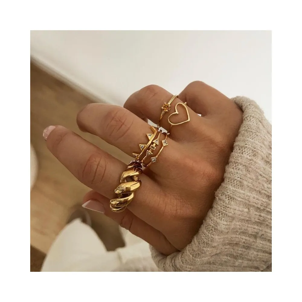 Anillo Corazon Oro