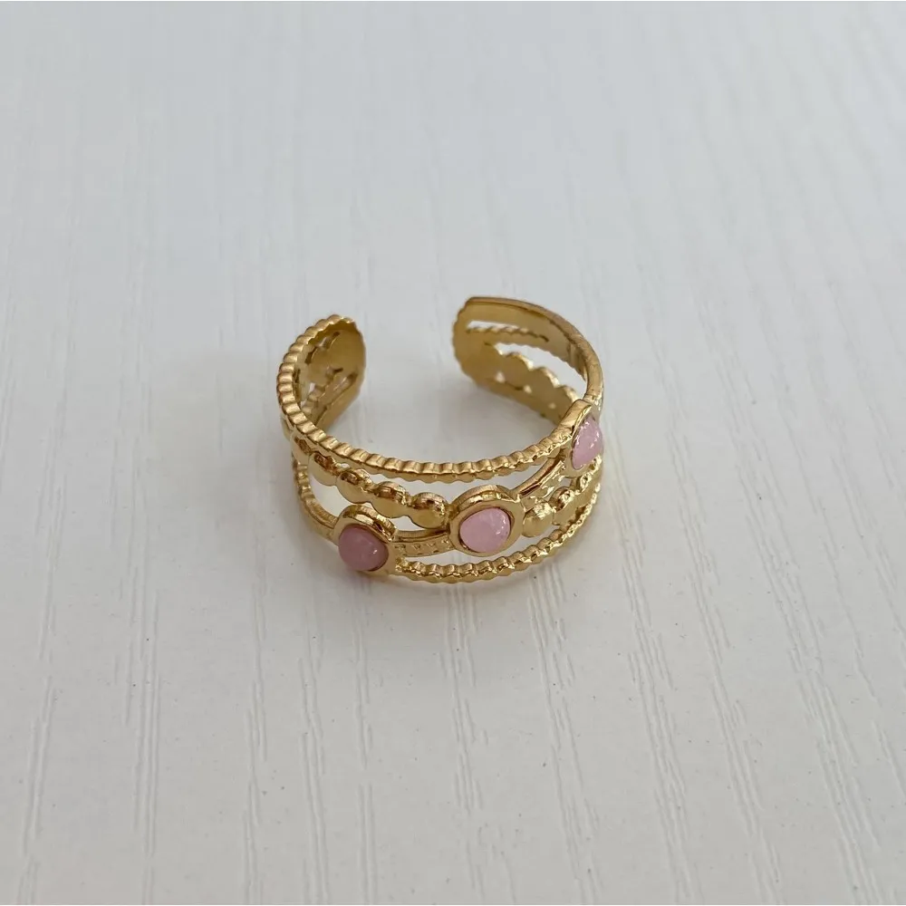 Anillo Ingrid Rosa Oro