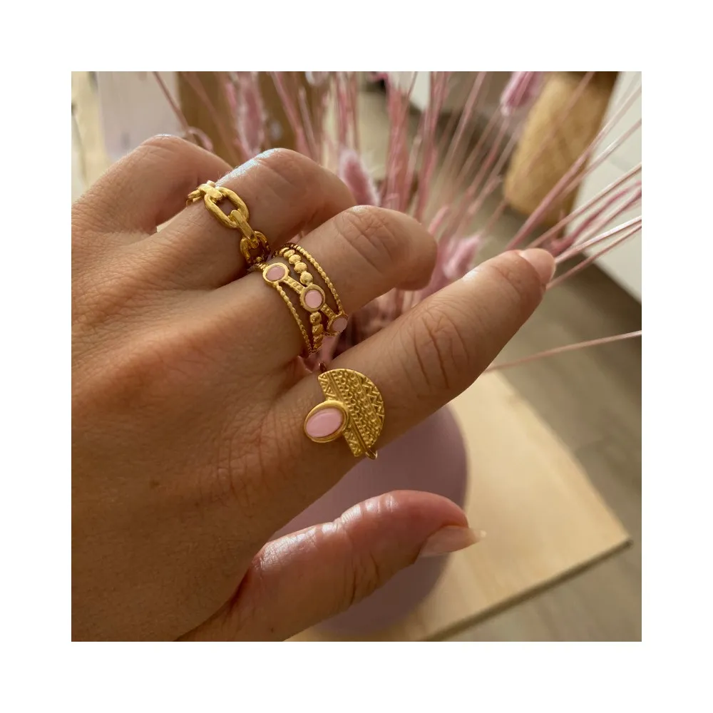 Anillo Ingrid Rosa Oro