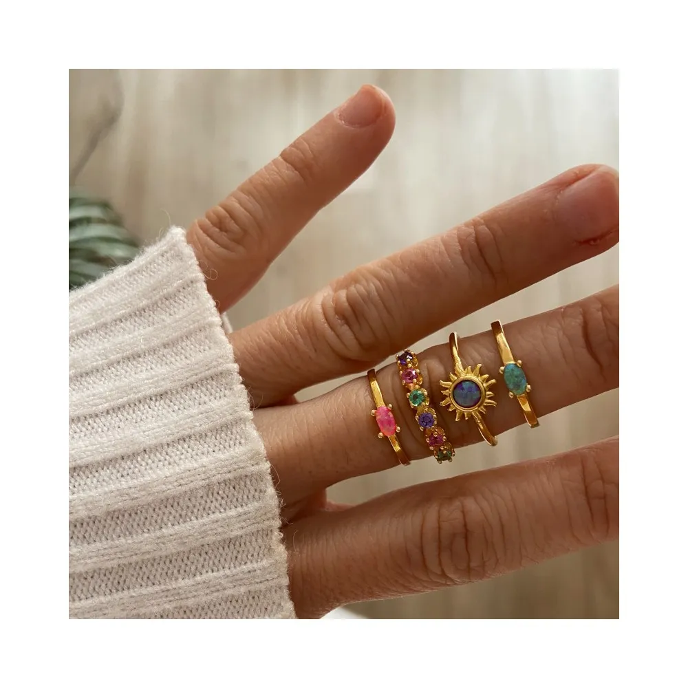 Anillo Louvre Multicolor