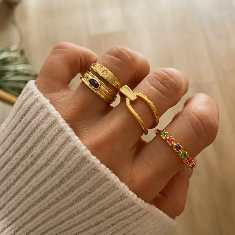 Anillo Louvre Multicolor