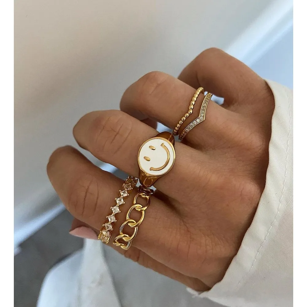 Anillo Peak Bolitas Oro
