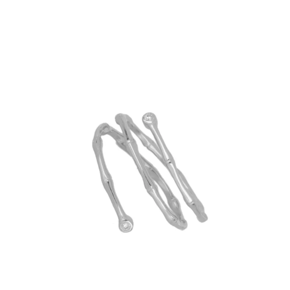 Anillo Ramita Con Circonitas