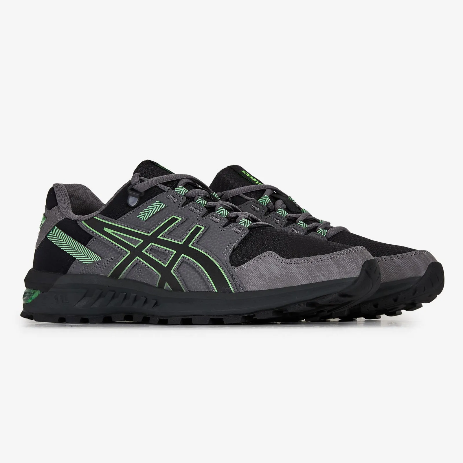 ASICS GELCITREK™ "BLACK/BRIGHT LIME"