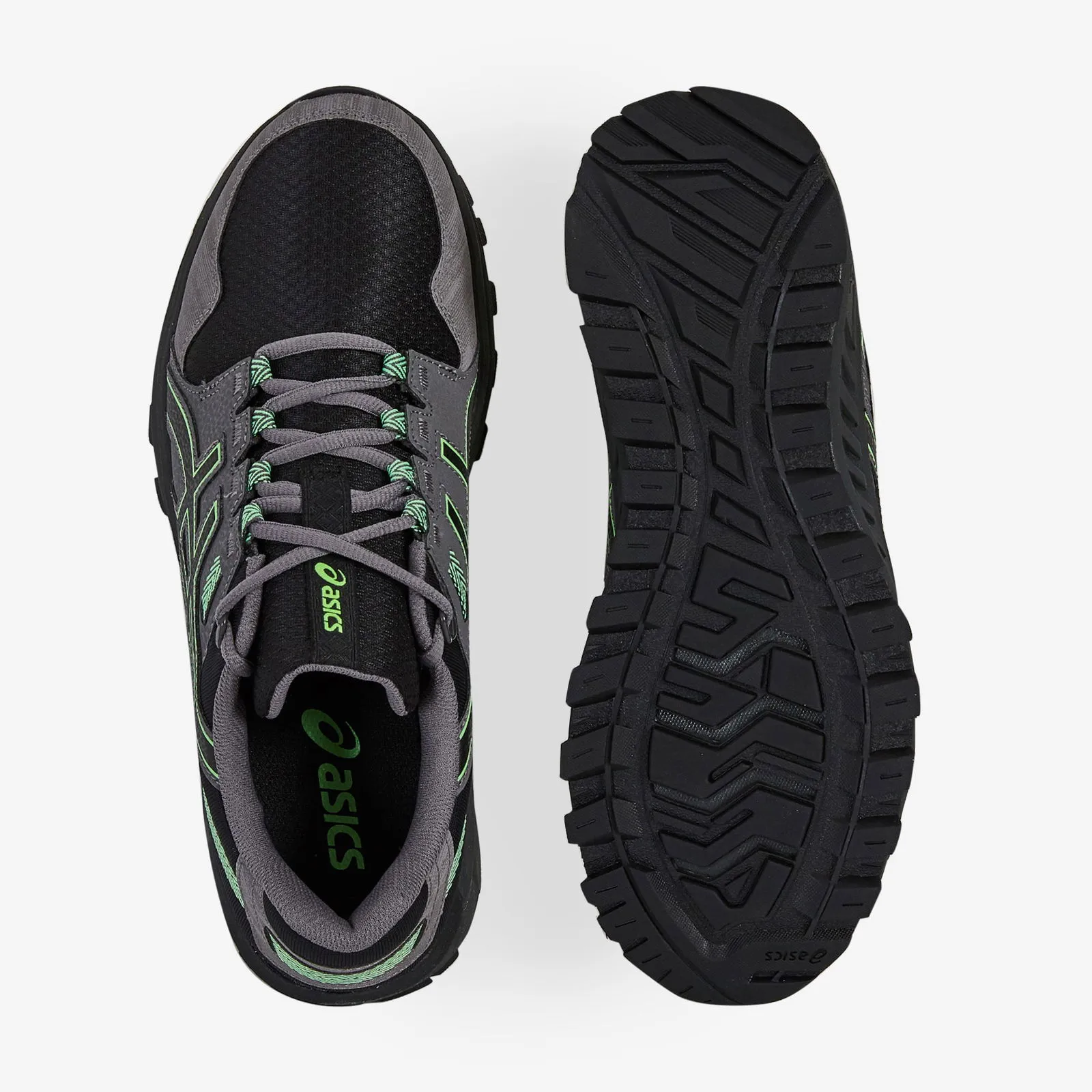 ASICS GELCITREK™ "BLACK/BRIGHT LIME"