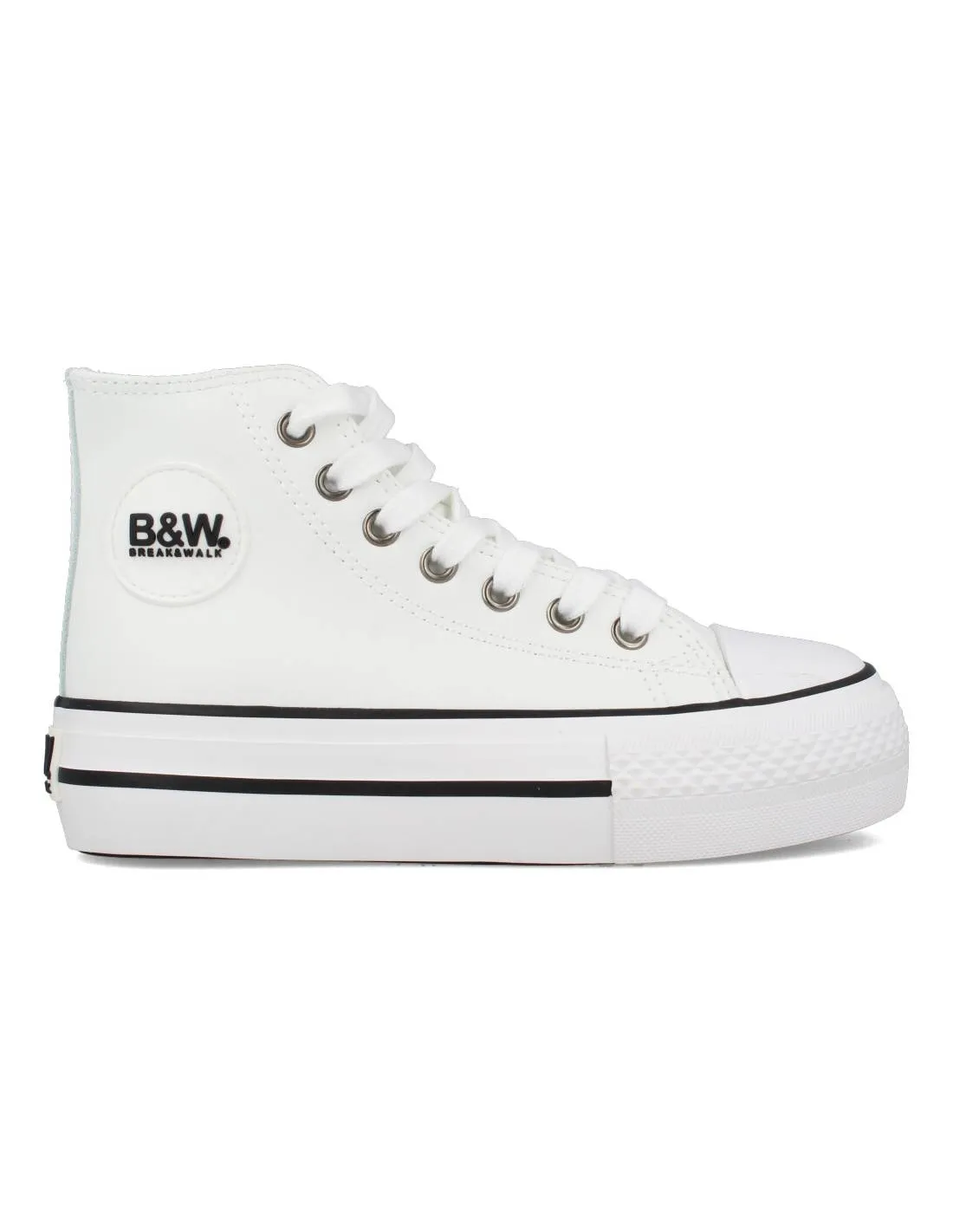 B&W  DEPORTIVA BASKET PLATAFORMA LOGO BLANCO