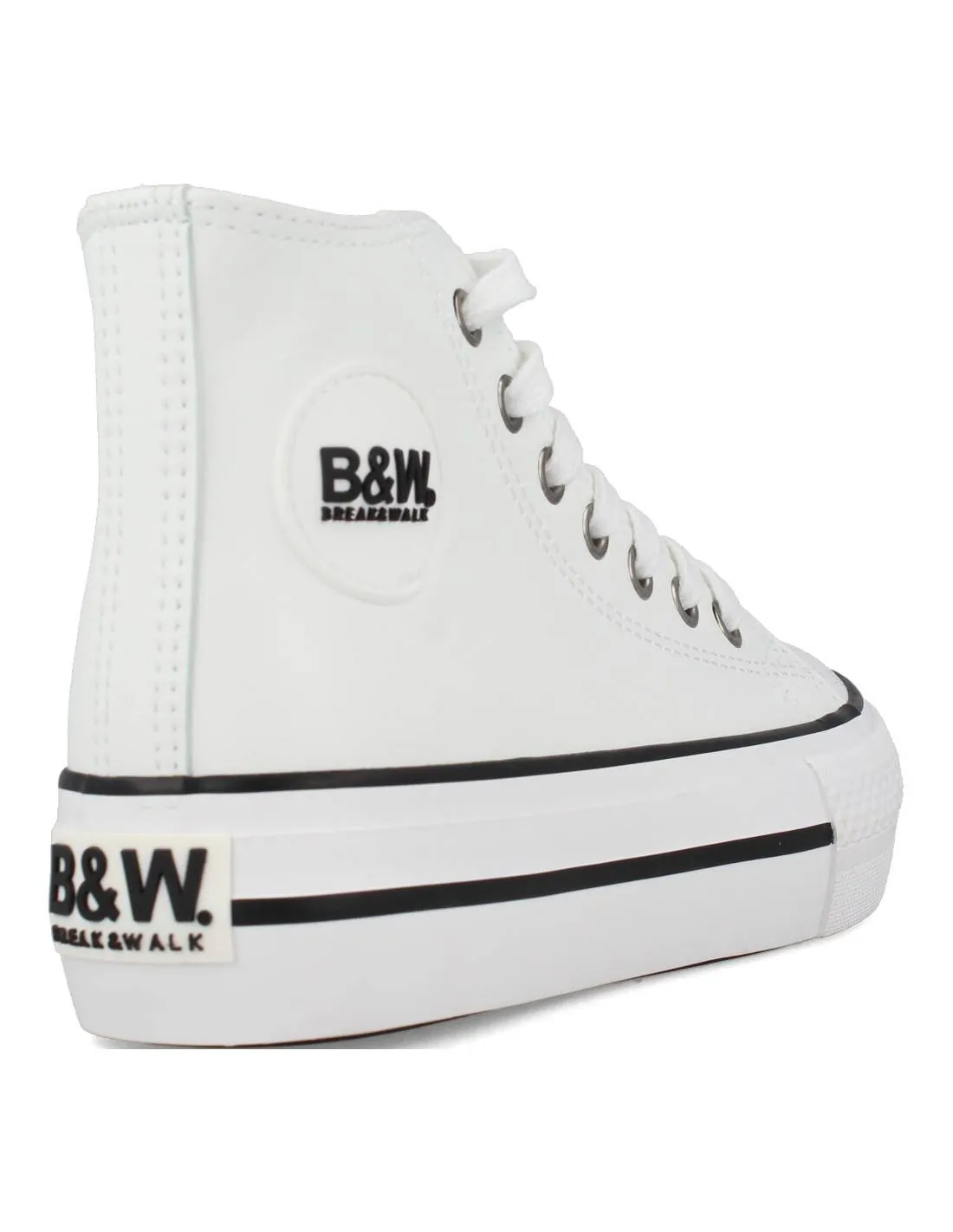 B&W  DEPORTIVA BASKET PLATAFORMA LOGO BLANCO