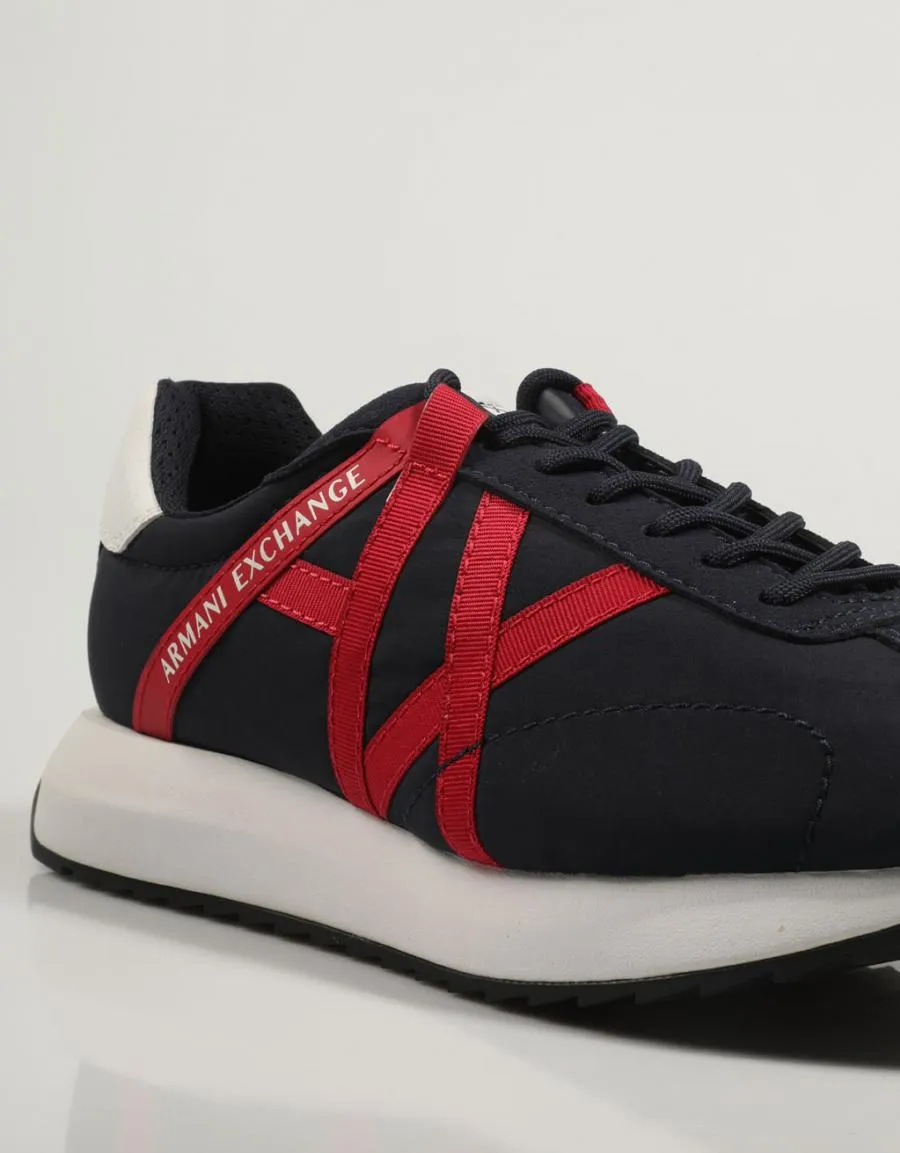  baskets ARMANI EXCHANGE Xux150 Xv608 en Bleu marine 83133