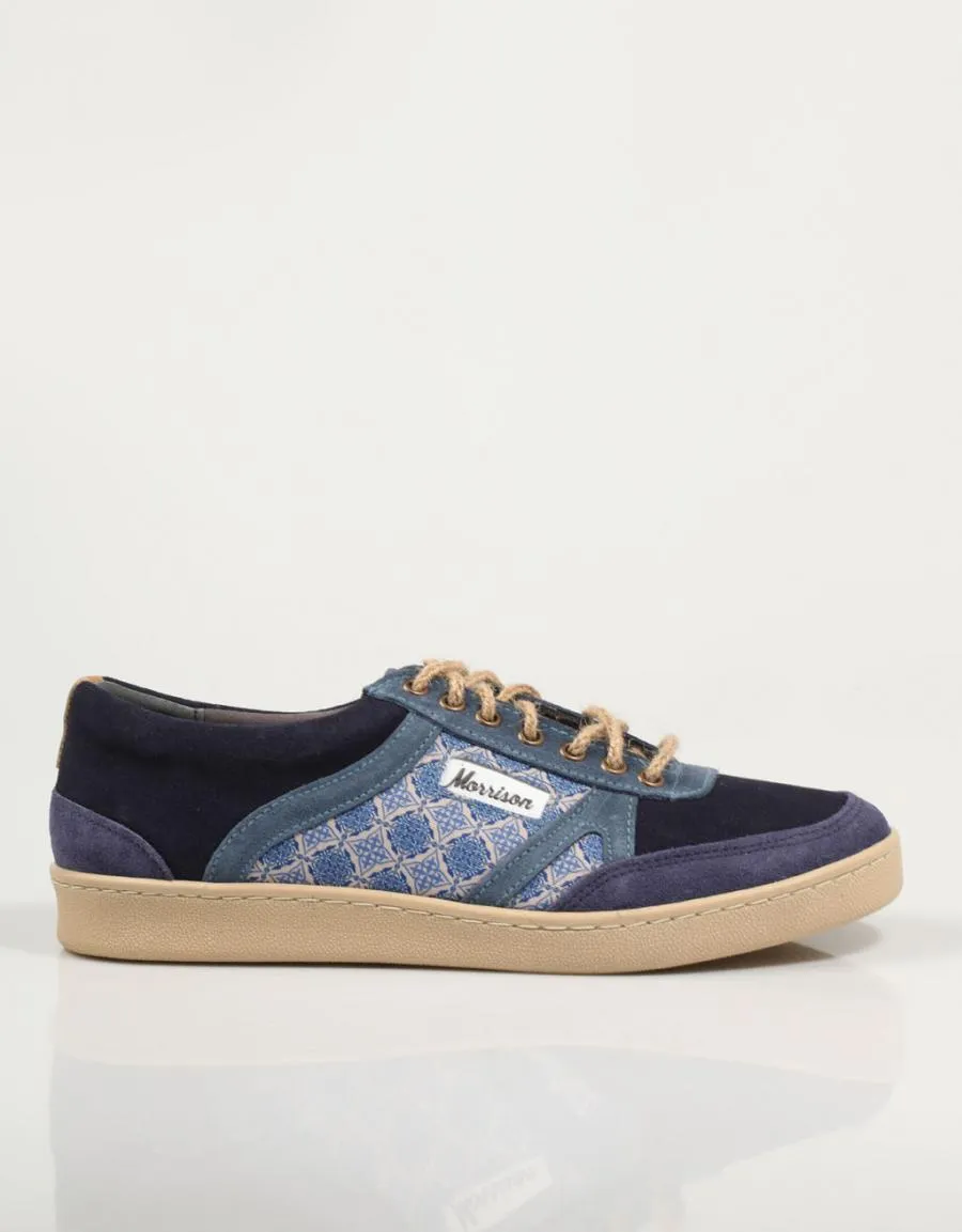  baskets MORRISON Daluz en Bleu marine 81162