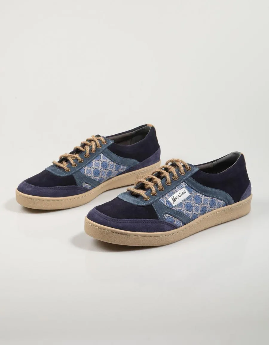  baskets MORRISON Daluz en Bleu marine 81162
