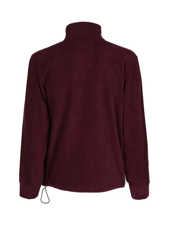 Be Board Sudadera polar de hombre con cuello alto y cremallera