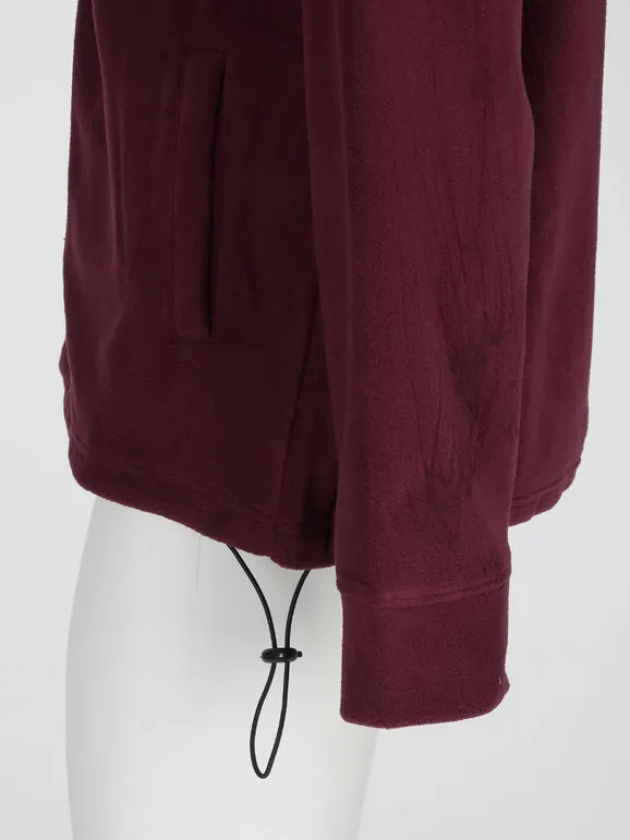 Be Board Sudadera polar de hombre con cuello alto y cremallera