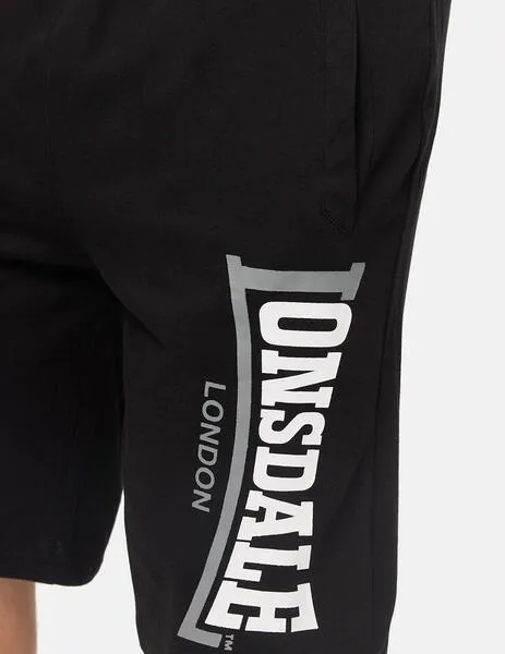 BERMUDA LONSDALE LOGO JAM  BLACK