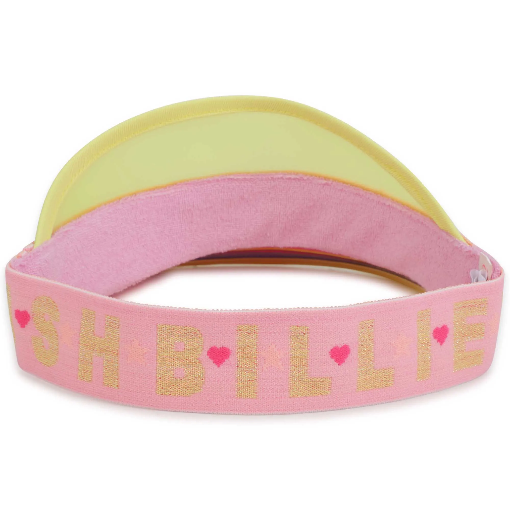 BILLIEBLUSH Visera de plástico con el logo