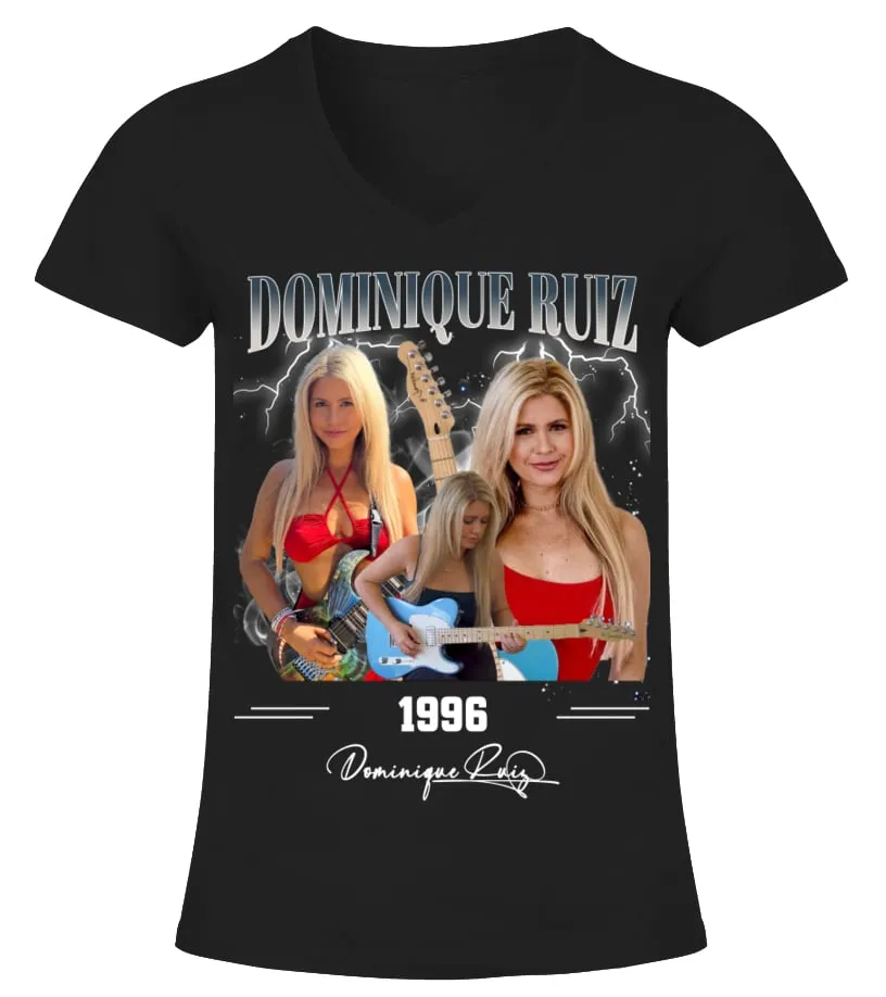 Birthday Dominique Ruiz Camiseta cuello pico Mujer