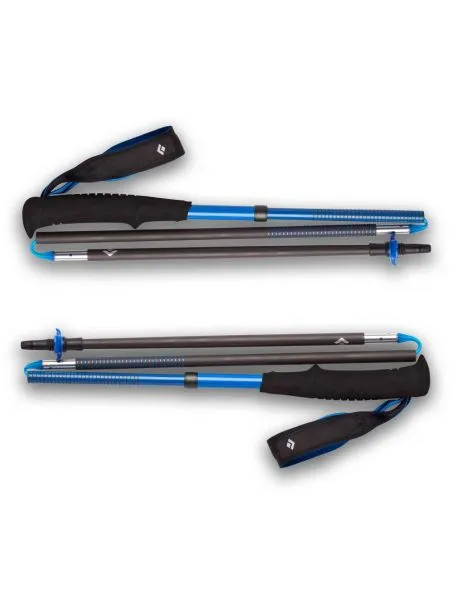 BLACK DIAMOND Bastón de senderismo Distance Carbon Z Ultra Blue