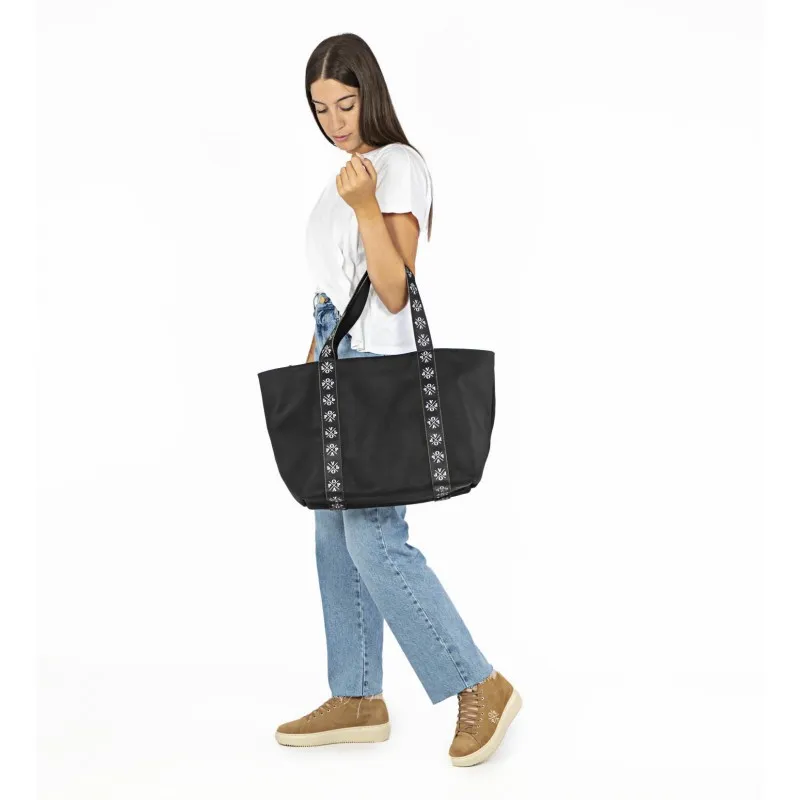 Bolso Ester Nylon Negro
