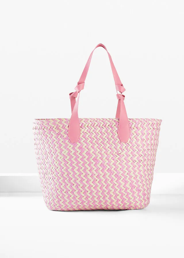 BOLSO SHOPPER ROSACRUDO