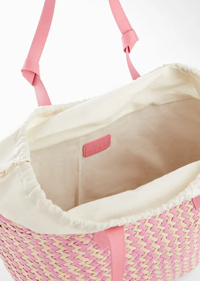 BOLSO SHOPPER ROSACRUDO
