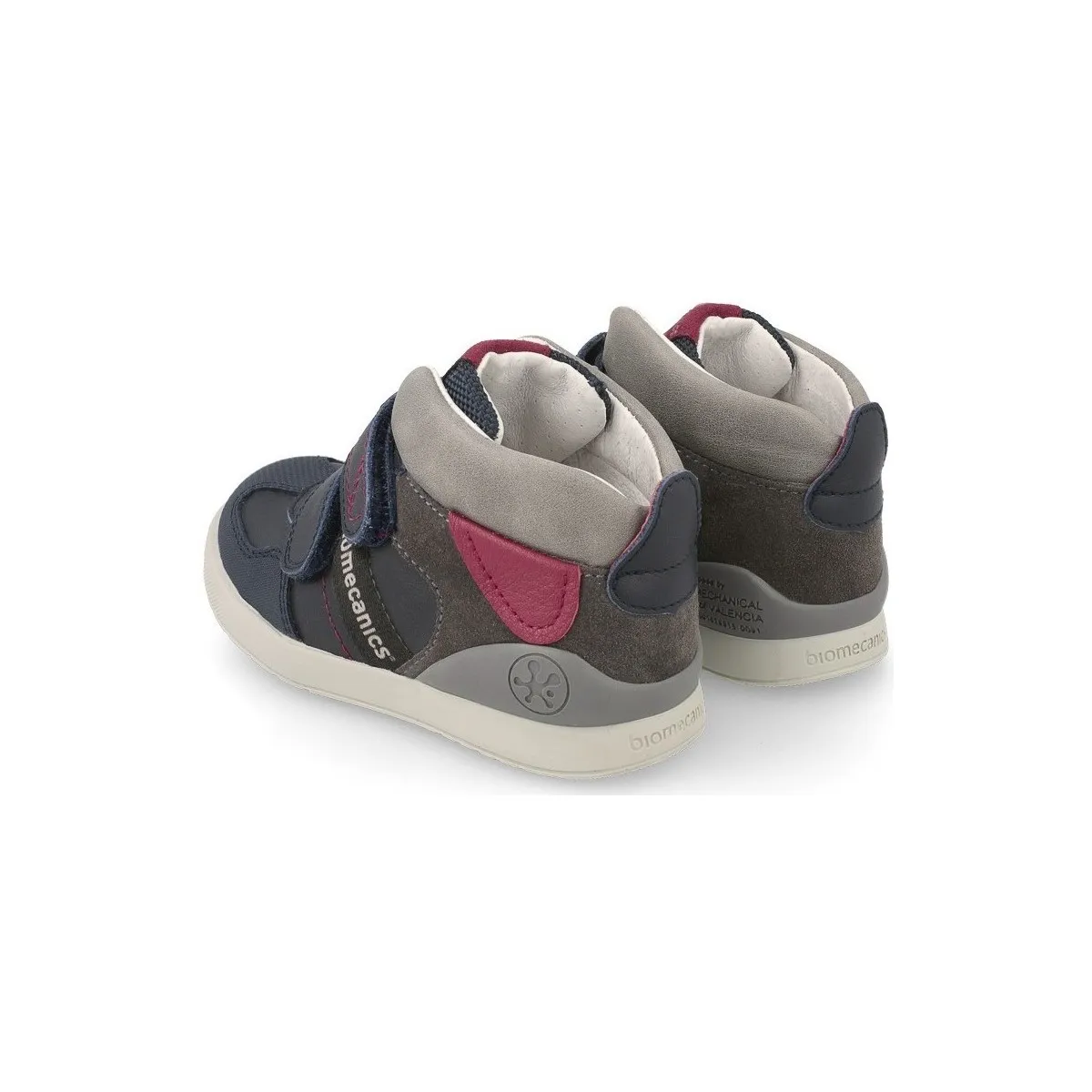 BOTA VELCRO ROJO