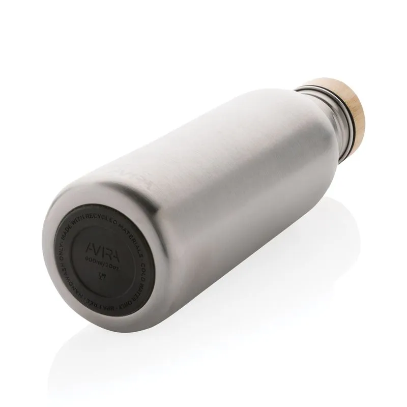 Botella acero inox reciclado corporativa 600 ml Alcor