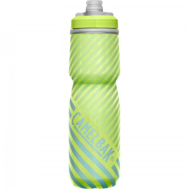 Botella CamelBak Podium Chill Outdoor 740ml (Lime Blue Stripe)