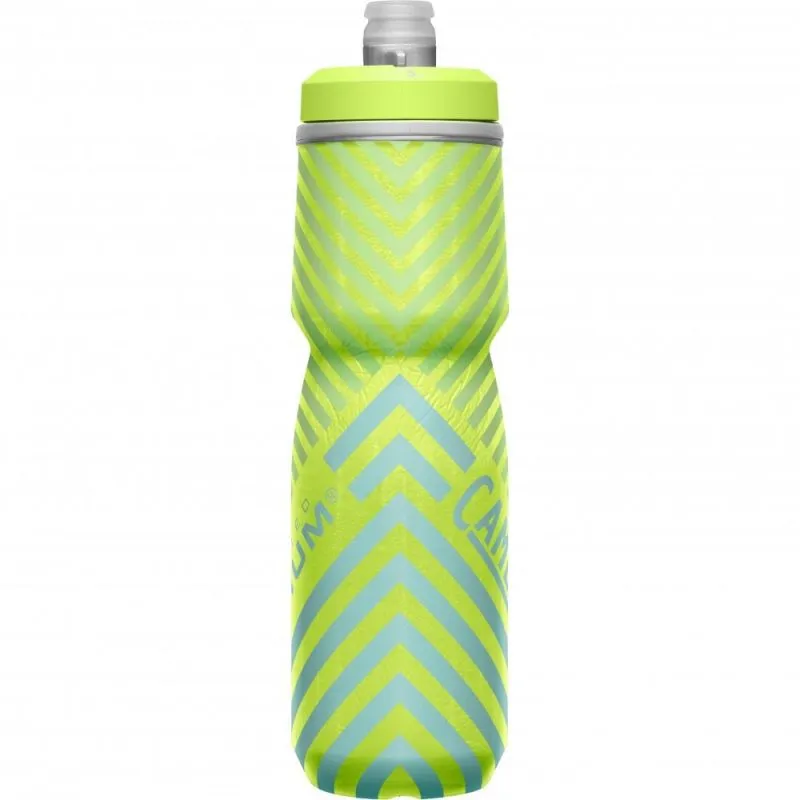 Botella CamelBak Podium Chill Outdoor 740ml (Lime Blue Stripe)