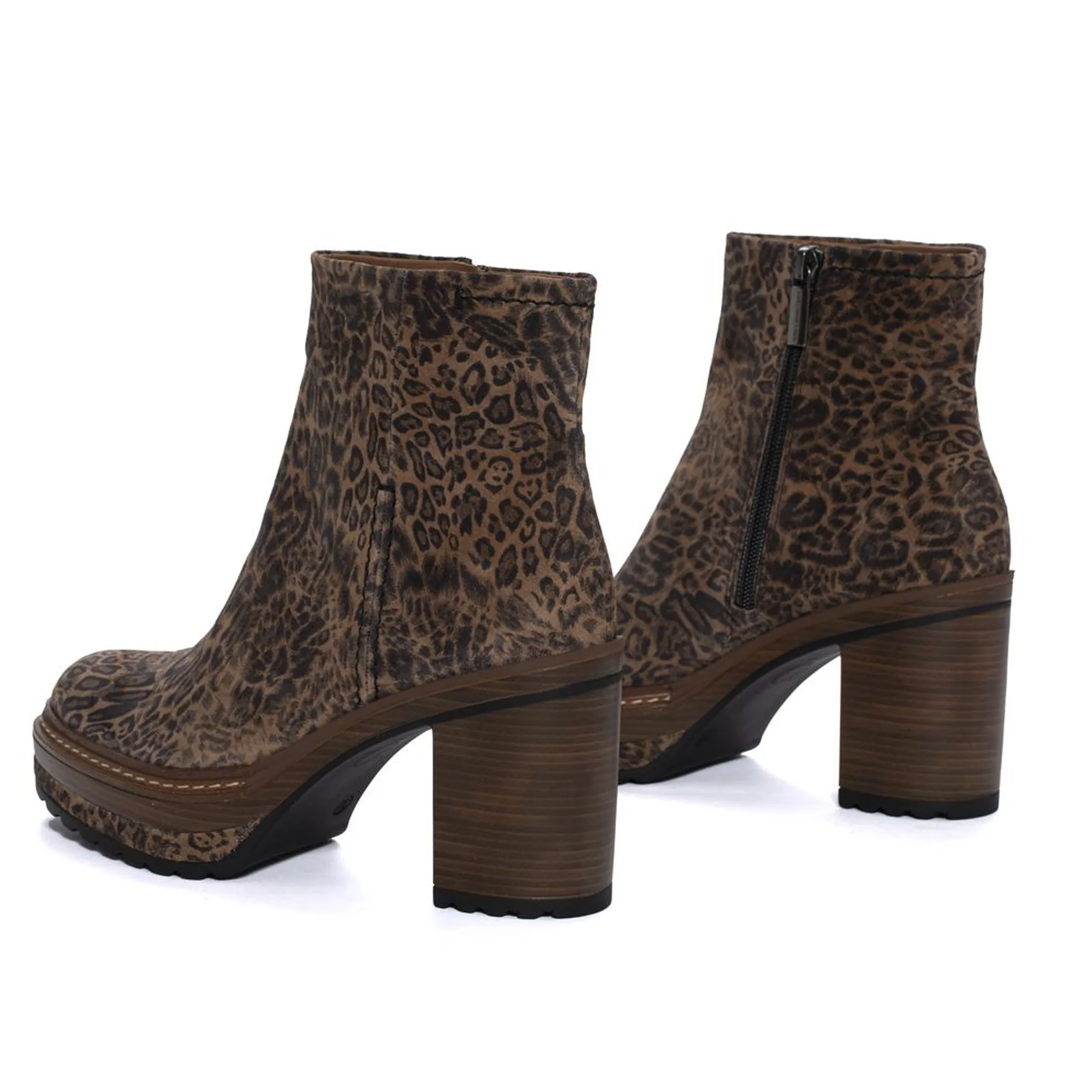 BOTIN TACON OLIVIA LEOPARDINO TOPO