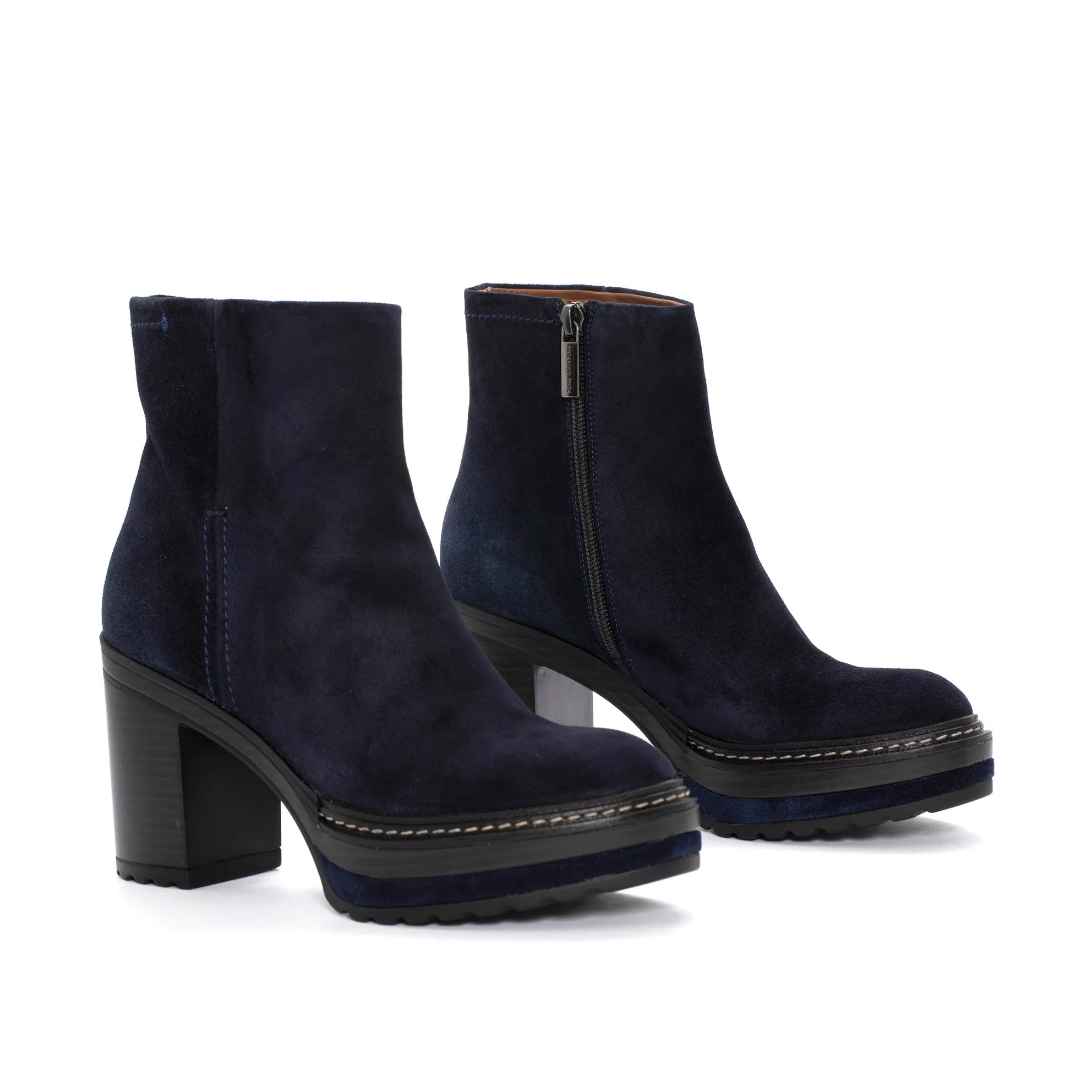 BOTIN TACON OLIVIA VELOUR OCEANO