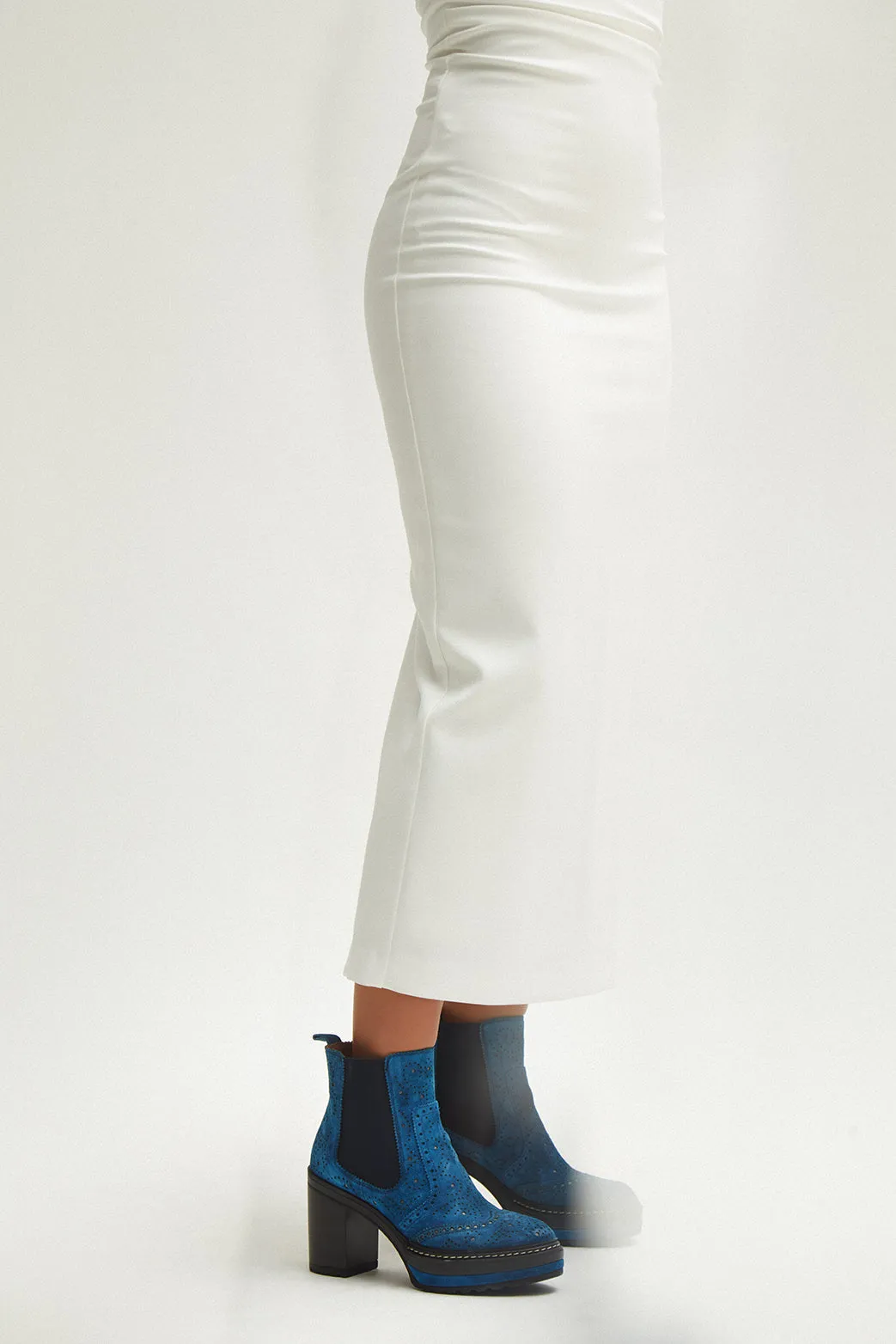 BOTIN TACON OLIVIA VELOUR ROYAL