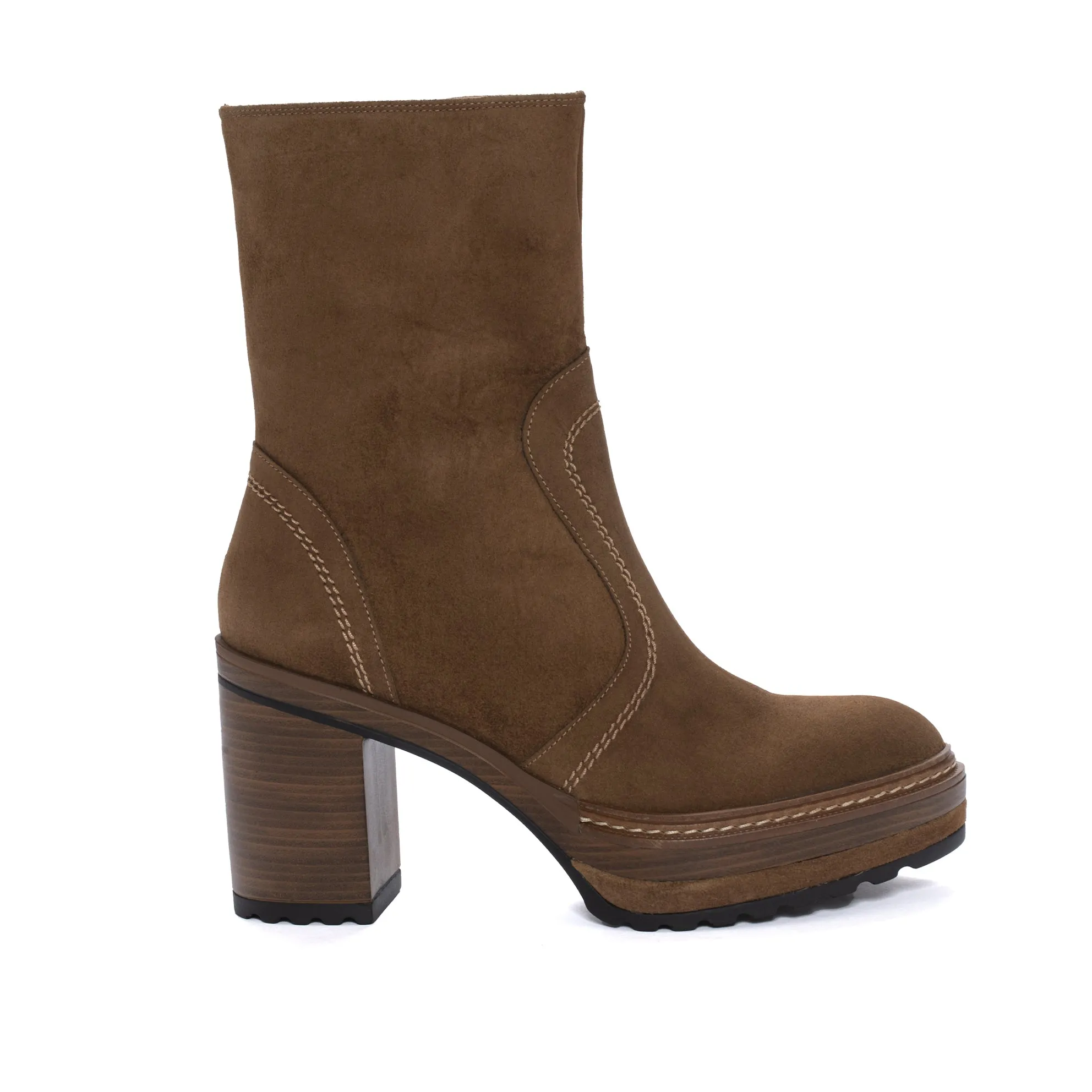 BOTIN TACON OLIVIA VELOUR TOFFE