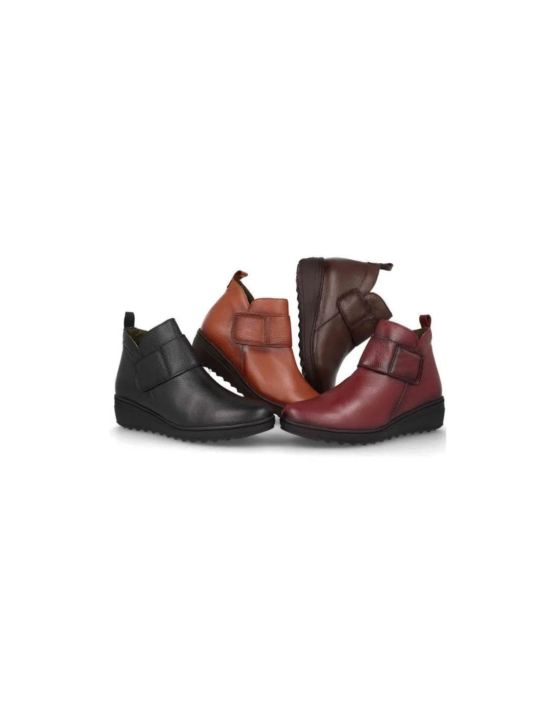 Botines cómodos velcro