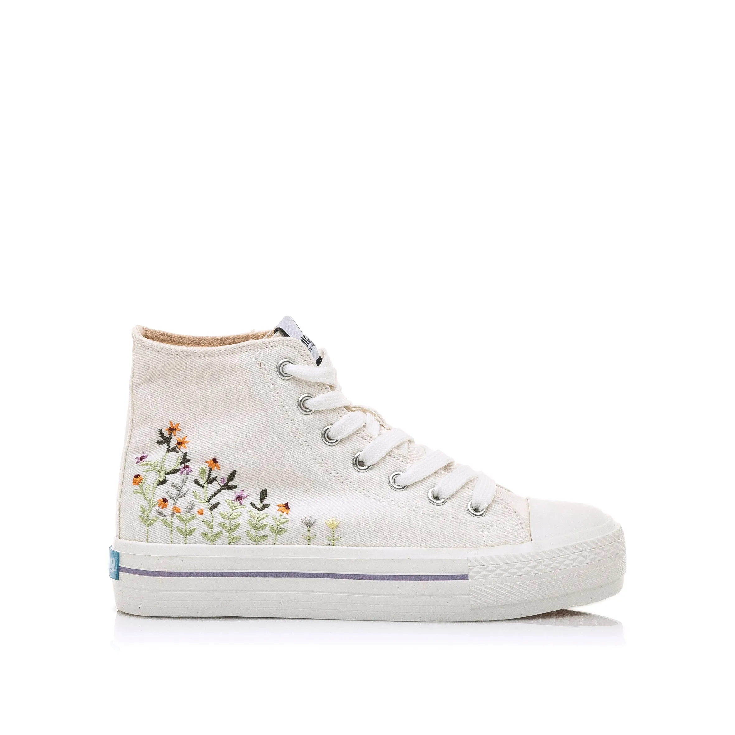 BOTINES DE MUJER MUSTANG 60172 EN BLANCO