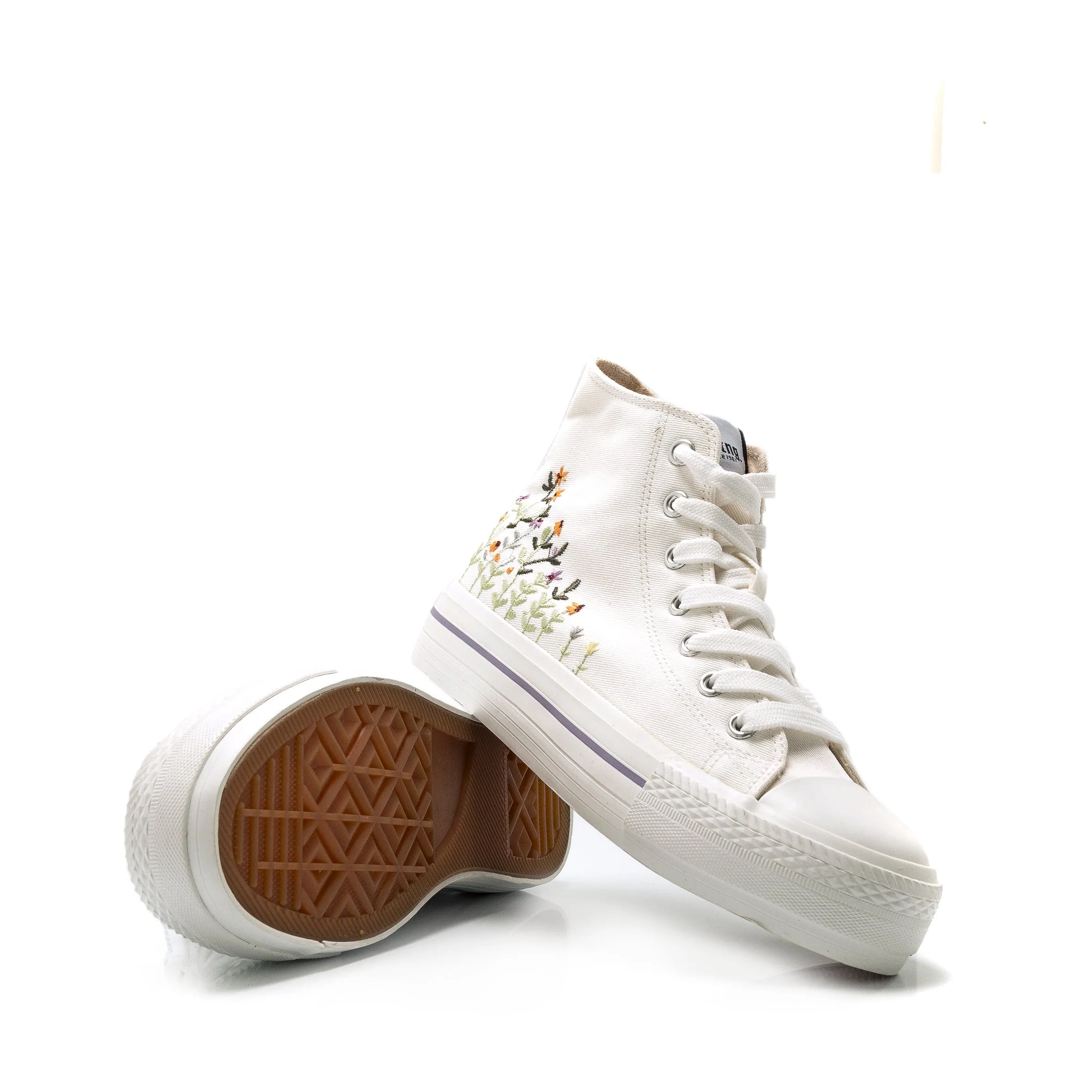 BOTINES DE MUJER MUSTANG 60172 EN BLANCO