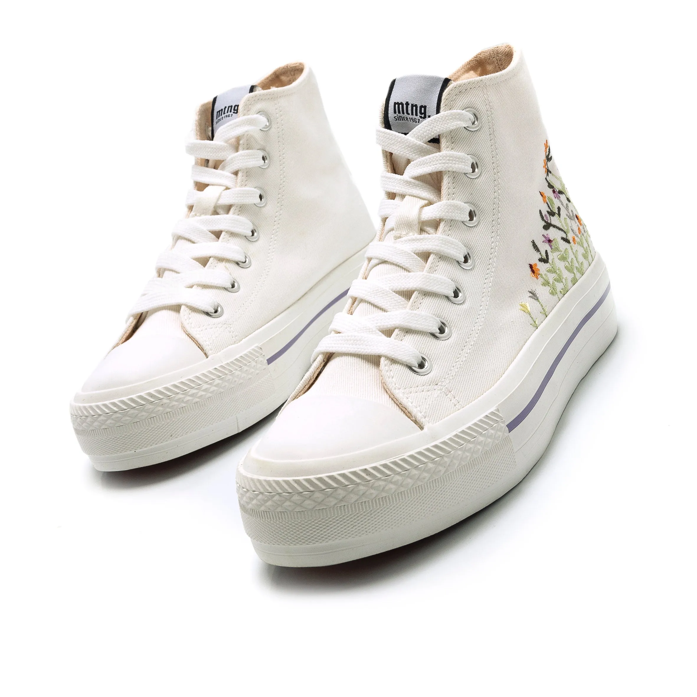 BOTINES DE MUJER MUSTANG 60172 EN BLANCO