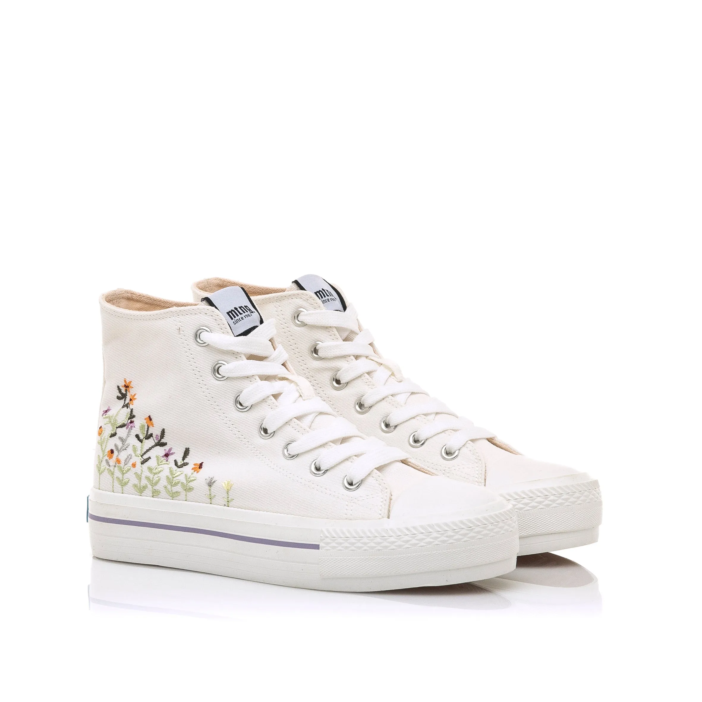 BOTINES DE MUJER MUSTANG 60172 EN BLANCO