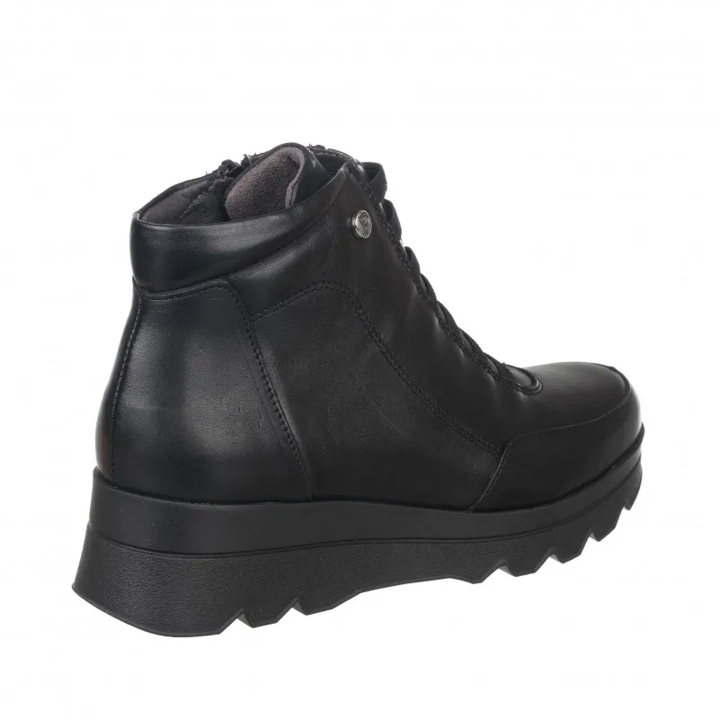 Botines Planos Pitillos 5352 Mujer Negro
