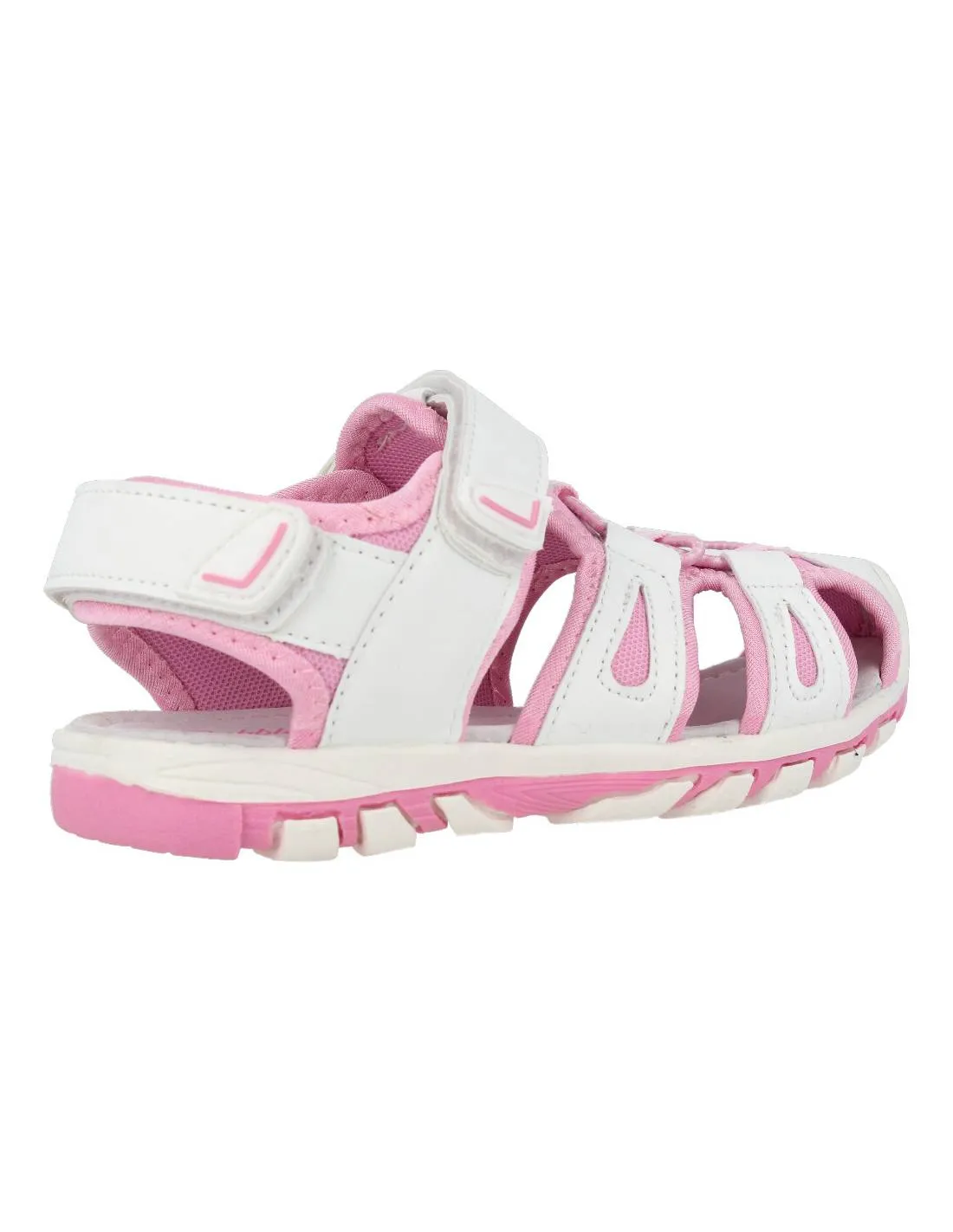 BUBBLE KIDS  CANGREJERA VELCRO NIñA BLANCA ROSA
