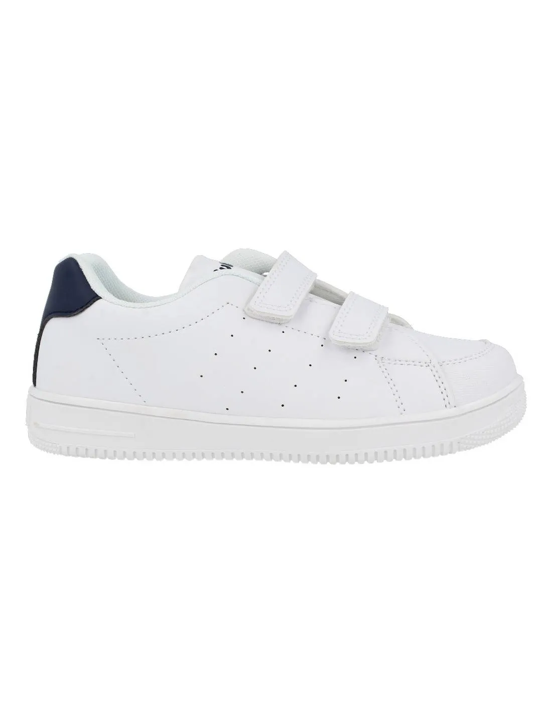 BUBBLE KIDS  DEPORTIVA VELCROS BLANCO/MARINO