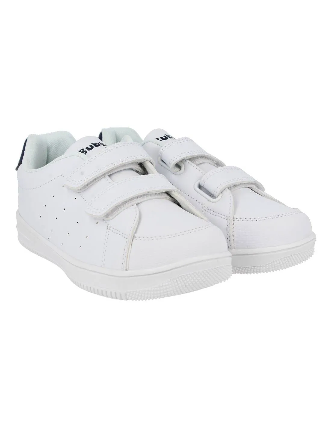 BUBBLE KIDS  DEPORTIVA VELCROS BLANCO/MARINO