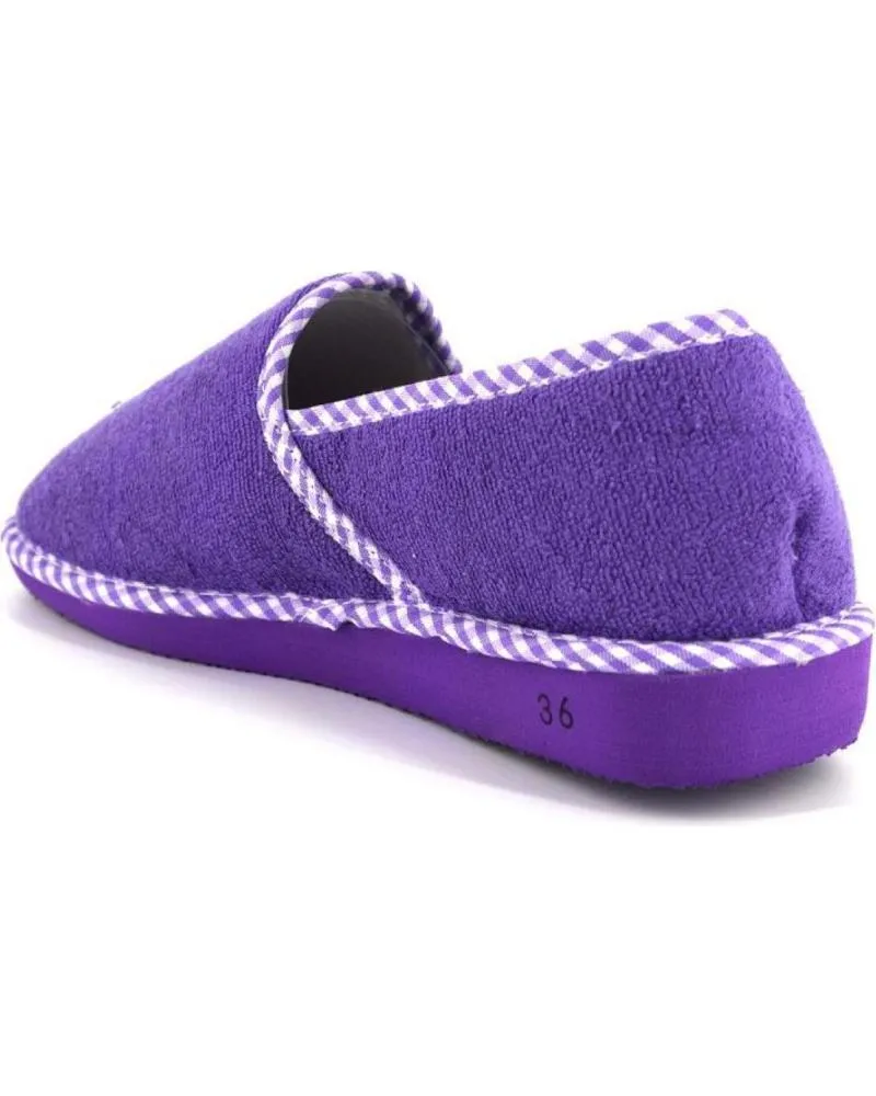 Calzado de casa OTRAS MARCAS  de Mujer VARIOS 0040 ZAPATILLAS DE CASA DE MUJER  MORADO